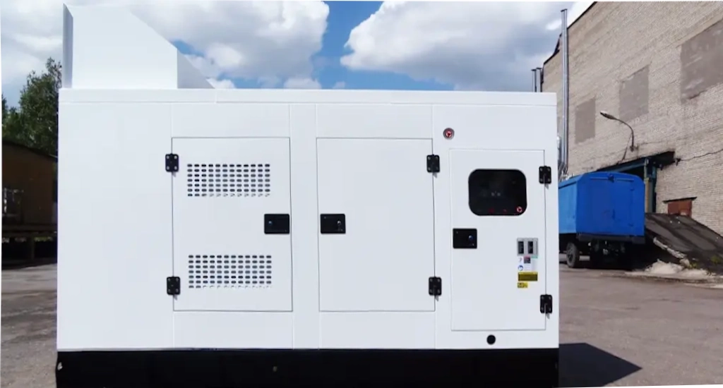 Дизельный генератор ЭТРО напряжением 0,4кВ под капотом