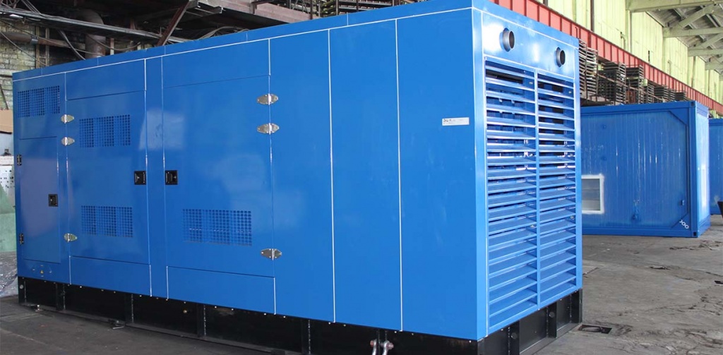 foto Дизель-генератор (ДГУ, ДЭС) мощность 600 кВт 400В Doosan в шумопоглощающем кожухе