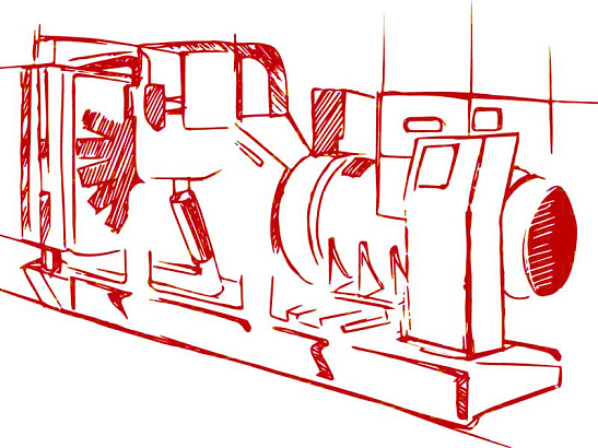 Высоковольтная дизельная электростанция ЭТРО АД1800-Т6300 изготовлена на базе двигателя Mitsubishi S16R2-PTAW-С для постоянного и резервного электроснабжения